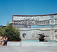 Portland Zoological Garden entrance